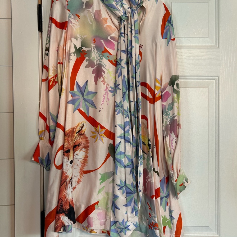Maeve Multicolor Fox and Floral Tunic